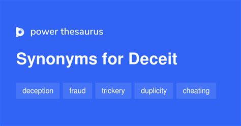 deceit synonym